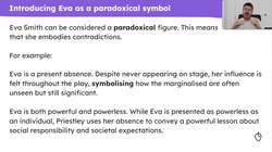 Eva Smith in 'An Inspector Calls': representation and symbolism Instructional Video