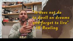 Albus Dumbledore Quote About Dwelling on Dreams Instructional Video