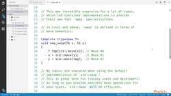 Mastering C++ Standard Library Features [Video] - Standard Library Support for Movable Types Instructional Video
