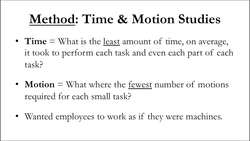 Frederick Taylor’s Scientific Management Instructional Video