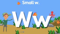 Phonics - sound of W. ESL Videos for Teachers and Students Instructional Video