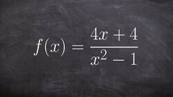 Learning to write the domain of a rational function with an asymptotes and hole Instructional Video