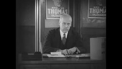 Socialist candidate Norman Thomas urges support for change News Clip