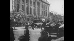 Street Becomes Full of People and Cars as Country Prospers Stock Footage