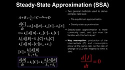 Kinetics: The Pre-Equilibrium Approximation Instructional Video