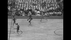 College basketball's San Francisco Dons win 51st straight game on 3/6/1956 in San Francisco News Clip