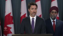 Trudeau is asked if the U.S. is partially to blame for the downed airliner News Clip
