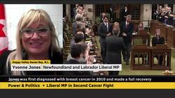 Liberal MP Yvonne Jones stepping away from politics, in second fight against cancer News Clip