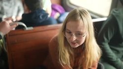 Trainline between Lviv and Poland ferries refugees out and those wishing to defend the Ukraine back every day News Clip