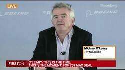 Ryanair, Boeing CEOs on 737 Max Order, U.S.-EU Tariffs News Clip
