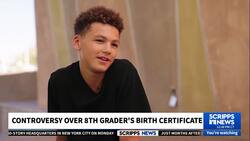 Controversy over 8th grader's birth certificate News Clip