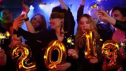 2019 Is Coming Stock Footage