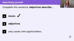 Describing yourself Instructional Video