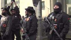 CLEAN : US: Pro-gun activists march in Virginia two days before Biden inauguration News Clip