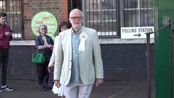 Jeremy Corbyn votes in the 2024 General Election News Clip