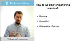 How do We Plan for Marketing Success? Instructional Video