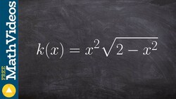 How to determine the characteristics of a functions graph Instructional Video