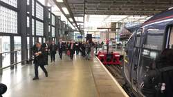 Prime Minister boards train at London St Pancras ahead of campaign visits News Clip
