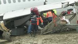 Emergency workers inspect wreckage from Turkey crash Instructional Video