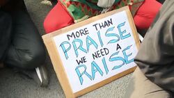 CLEAN : Nurses in India protest, demand salary hikes News Clip