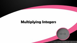 Multiplying Integers Instructional Video