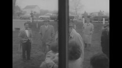 Pres. Dwight Eisenhower votes in primary election at Cumberland Election House in Pennsylvania News Clip