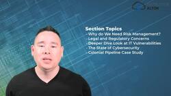 Risk Management 101 for IT Professionals Essential Concepts - Section Introduction - Why We Need Risk Management Instructional Video