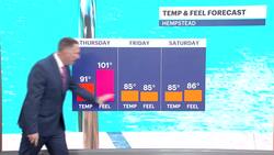 HEAT ALERT: Dangerous heat levels as feels-like temps approach 100 across LI News Clip