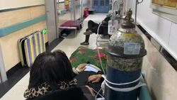 CLEAN : Images of emergency ward with Covid patients in Tangshan, China News Clip