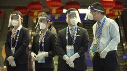 CLEAN : People watch Beijing Olympics opening ceremony on TV News Clip