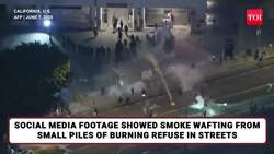 US Anti-ICE Riots Snowball: Grenades, Rocks & 'Bid To Kill Agents' | Trump Puts Marines On Standby News Clip