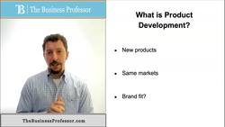 What is Product Development Instructional Video