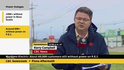 About 60,000 customers still without power on P.E.I. News Clip