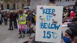 Thousands of climate change protesters fill Trafalgar Square News Clip