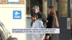Man accused of setting woman on fire on subway in hospital, arraignment delayed News Clip