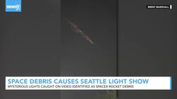 Mysterious West Coast Lights Actually Space Debris News Clip