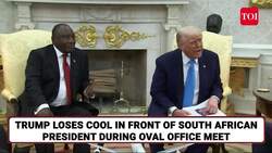 'This Jerk': Trump Clashes With NBC Reporter During Ramaphosa Meet News Clip
