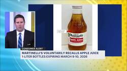 Martinelli's apple juice recalled over high arsenic levels News Clip