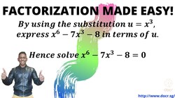 A fun way to learn Factorization! Instructional Video