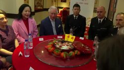 UK: The Prince of Wales and Duchess of Cornwall have visited Chinatown to mark the Lunar New Year. News Clip