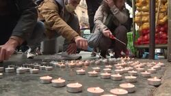 CLEAN : Protesters demand Erdogan be "judged" over 2013 Paris killing of Kurdish activists News Clip