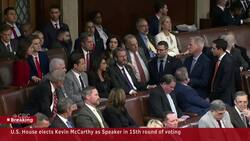 Republicans successfully elect Kevin McCarthy as U.S. House Speaker News Clip