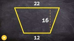 How to find the area of a trapezoid using the formula Instructional Video