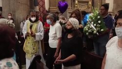 CLEAN : Funeral of Mexican mother activist burnt dead News Clip