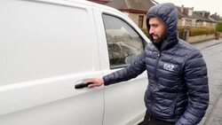 CLEAN : Store owners hand out coronavirus protection packs to Scottish edlerly News Clip