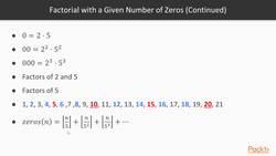 Describe an advanced data structure : Find the Factorial with a Given Number of Zeros Instructional Video