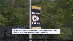 Sachem School Board meeting for first time since adopting new proposed budget News Clip