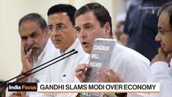 Gandhi Slams Modi Over Economy News Clip