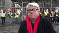 Strikes: Civil servants are "out in droves" News Clip