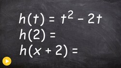 Learn how to evaluate a quadratic function for two given values Instructional Video